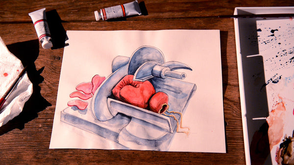 Submarine Sandwich Concept Art #1 "Boxing Glove Ham"
